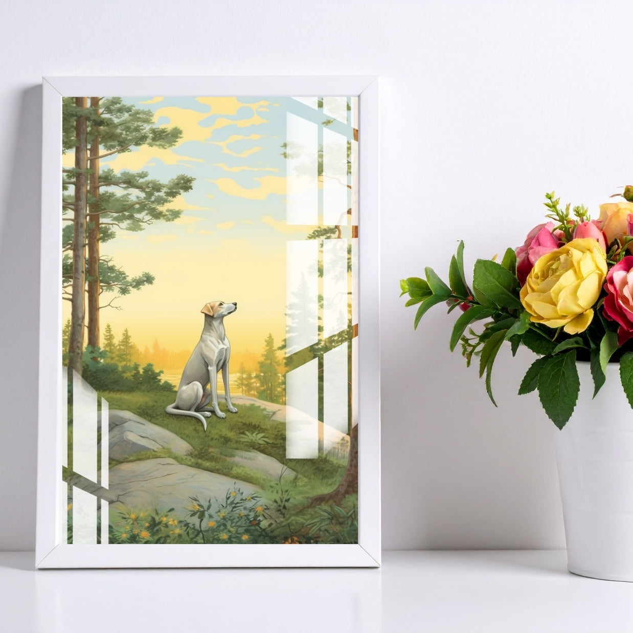 Guardian of the Morning Metal Print With or Without Frame Wall Art