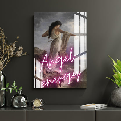 Angel Energy Metal Print With or Without Frame Wall Art