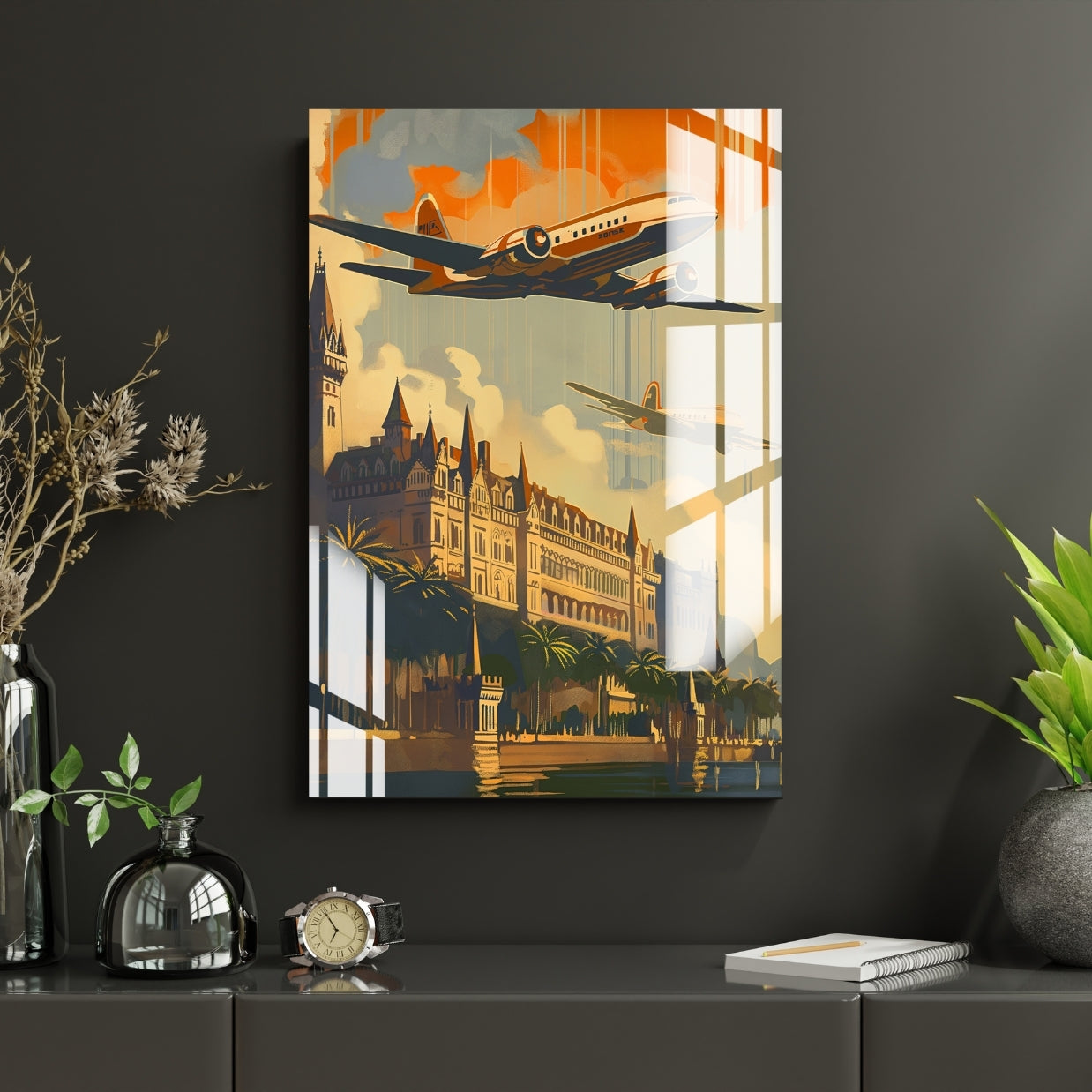 Golden Age Takeoff Metal Print With or Without Frame Wall Art
