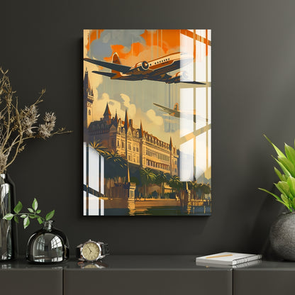 Golden Age Takeoff Metal Print With or Without Frame Wall Art