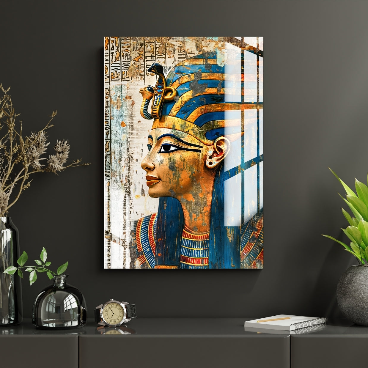 Queen of the Nile Metal Print With or Without Frame Wall Art