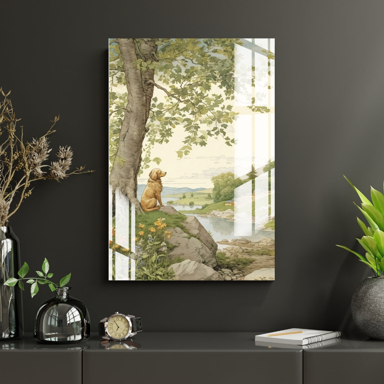 The Little Observer Metal Print With or Without Frame Wall Art