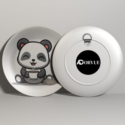 Bamboo Hug Decorative Ceramic Wall Plate