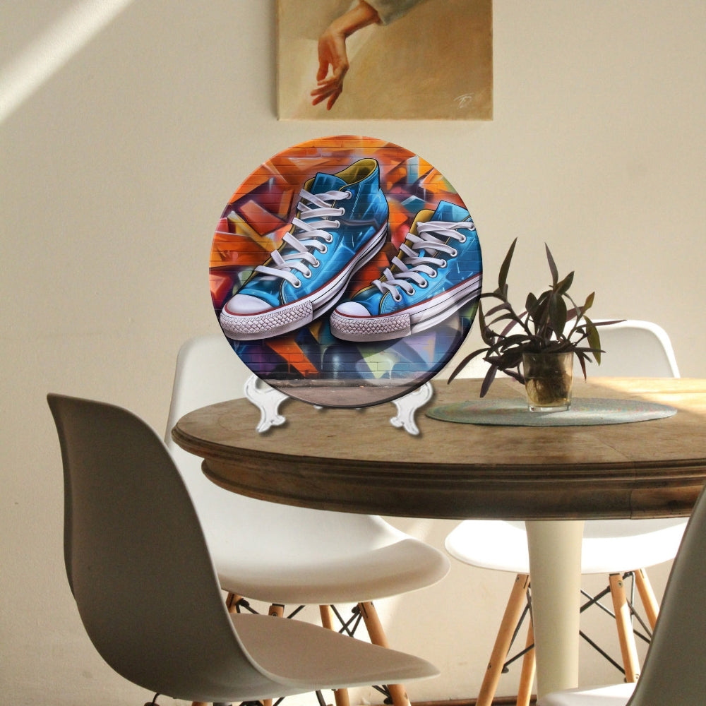 Street Vibes Decorative Ceramic Wall Plate