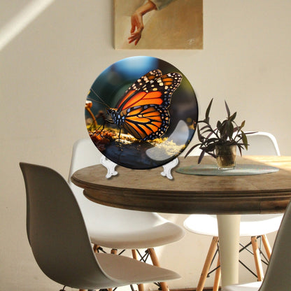 Monarch Wings Decorative Ceramic Wall Plate