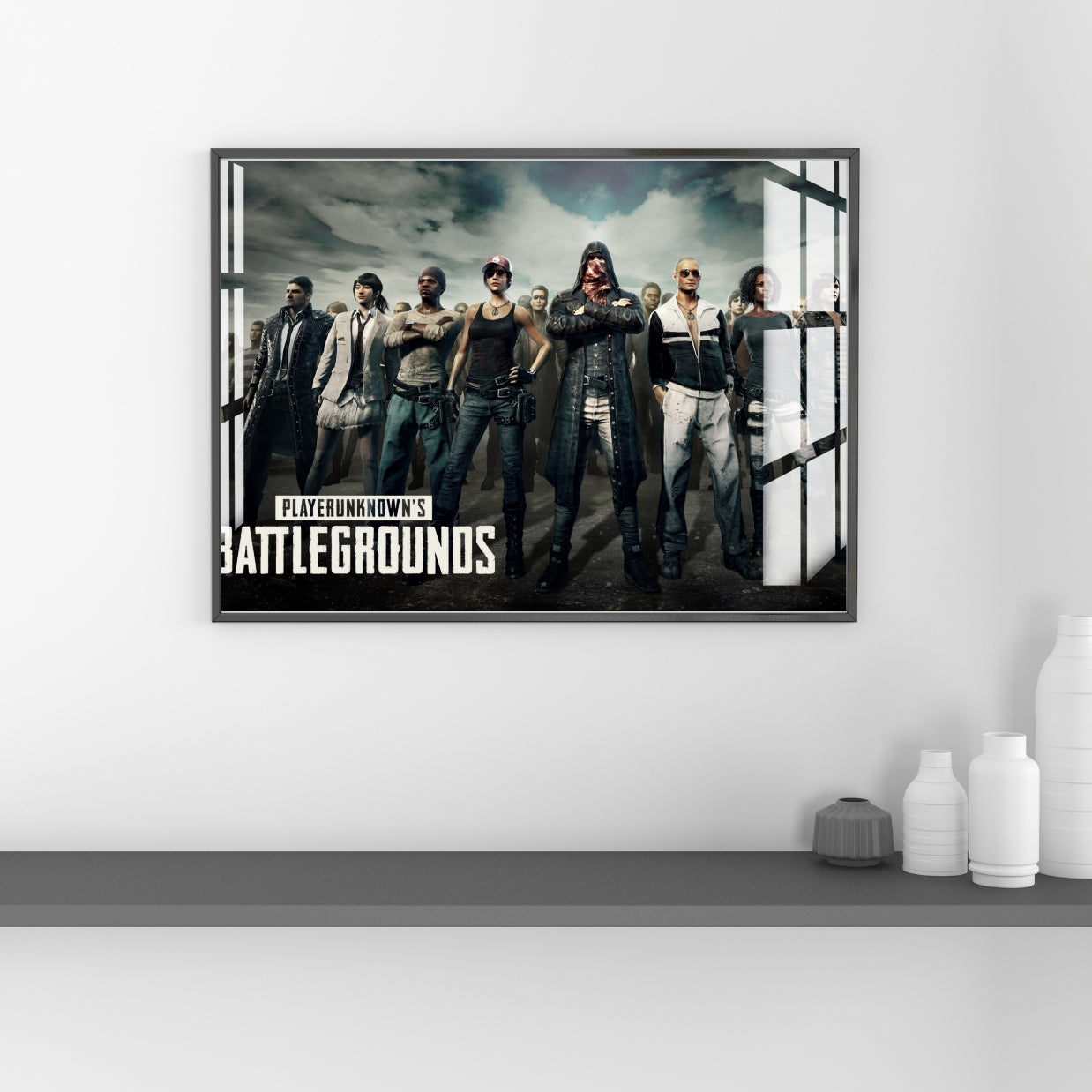 Battleground Warriors Metal Print With or Without Frame Wall Art