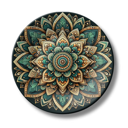 3D Mandala Decorative Ceramic Wall Plate