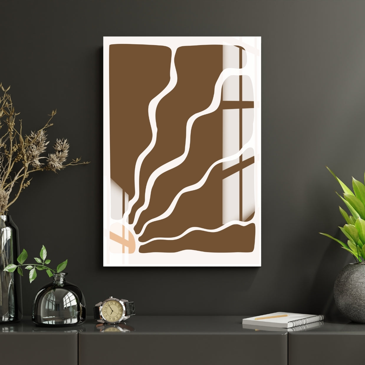 Earth Flow Metal Print With or Without Frame Wall Art