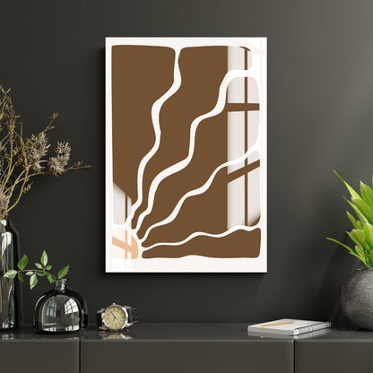 Earth Flow Metal Print With or Without Frame Wall Art