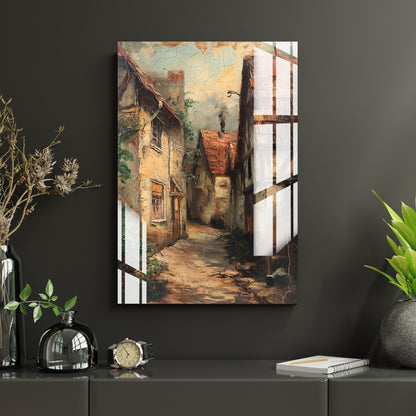 Vintage Pathway Metal Print With or Without Frame Wall Art