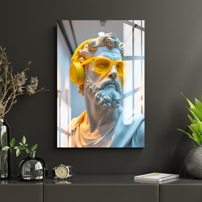 Neo Classical The Neon Icon Metal Print With or Without Frame Wall Art