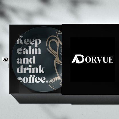 Coffee Calm Decorative Ceramic Wall Plate