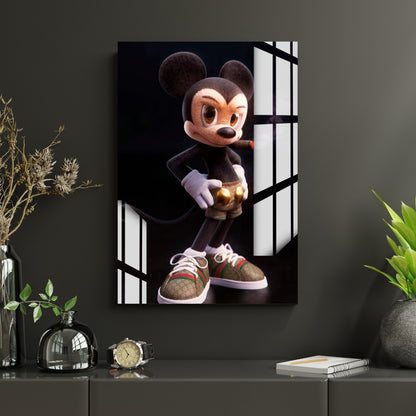Urban Rebel Mouse Metal Print With or Without Frame Wall Art