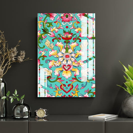 Royal Bloom Metal Print With or Without Frame Wall Art