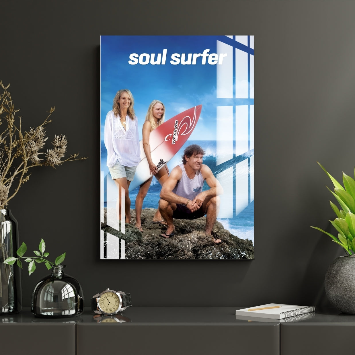 Soul Surfers Metal Print With or Without Frame Wall Art