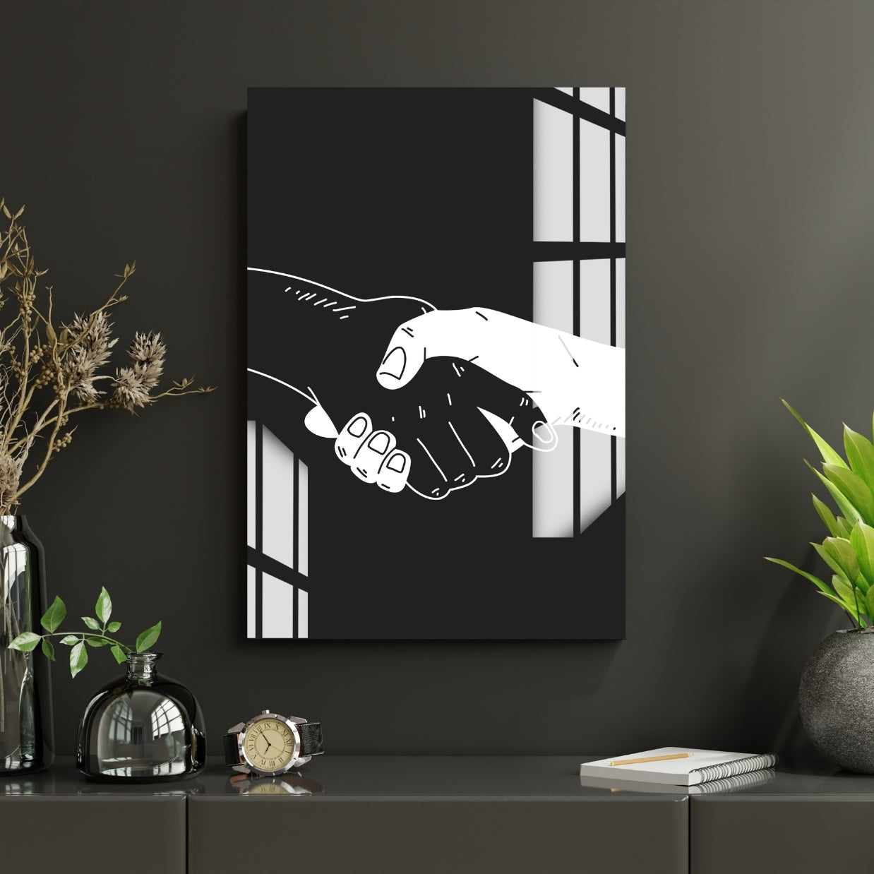Unspoken Bond Metal Print With or Without Frame Wall Art