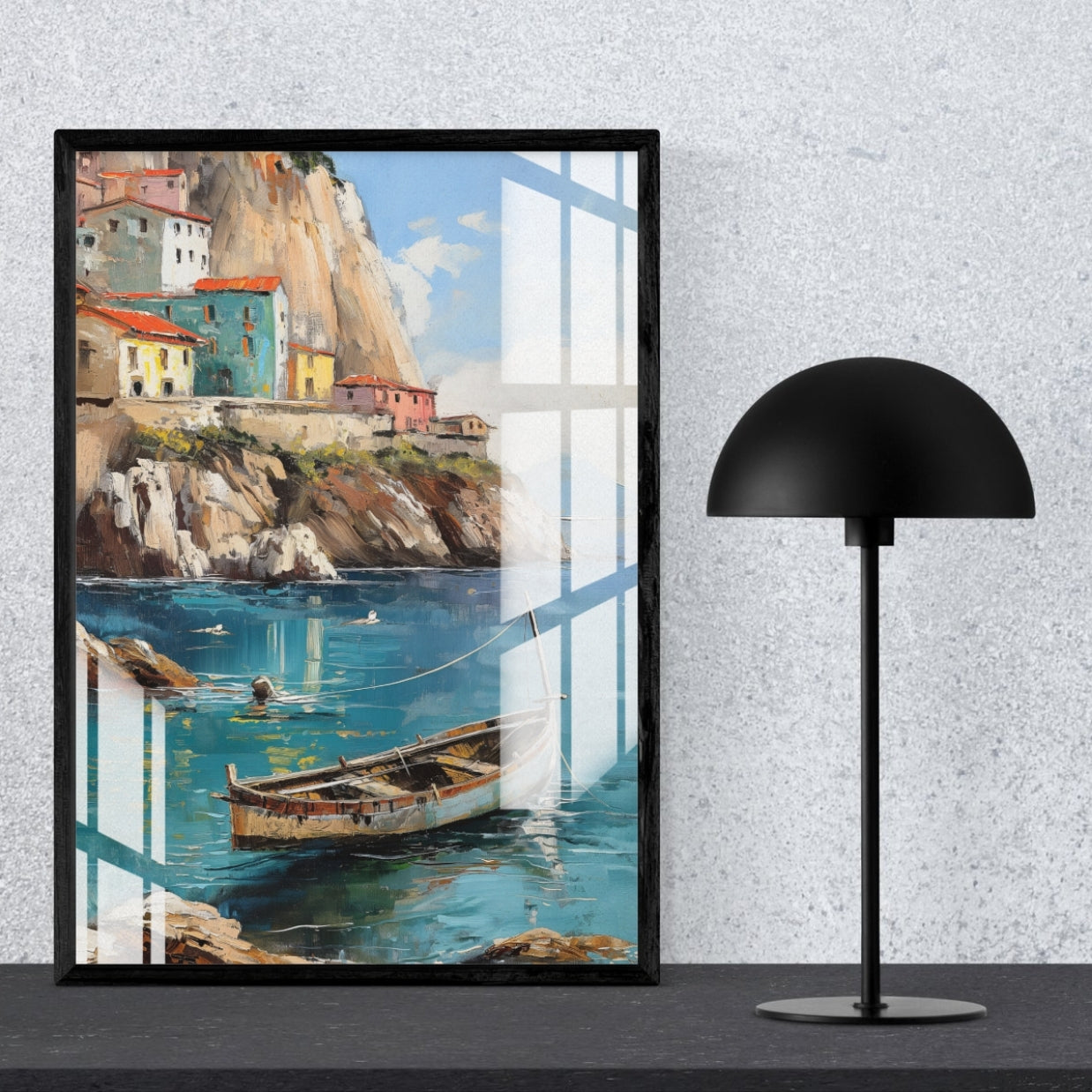 Boats of the Bay Metal Print With or Without Frame Wall Art