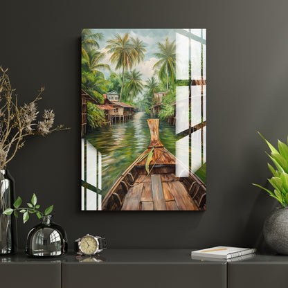 Backwater Serenity Metal Print With or Without Frame Wall Art