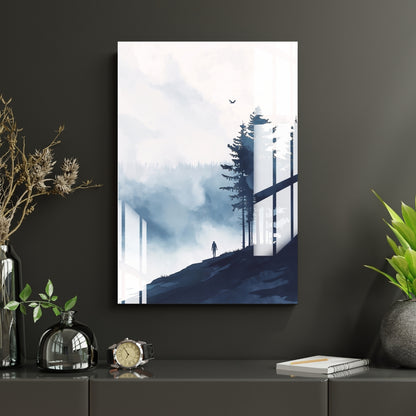 Beyond the Trees Metal Print With or Without Frame Wall Art