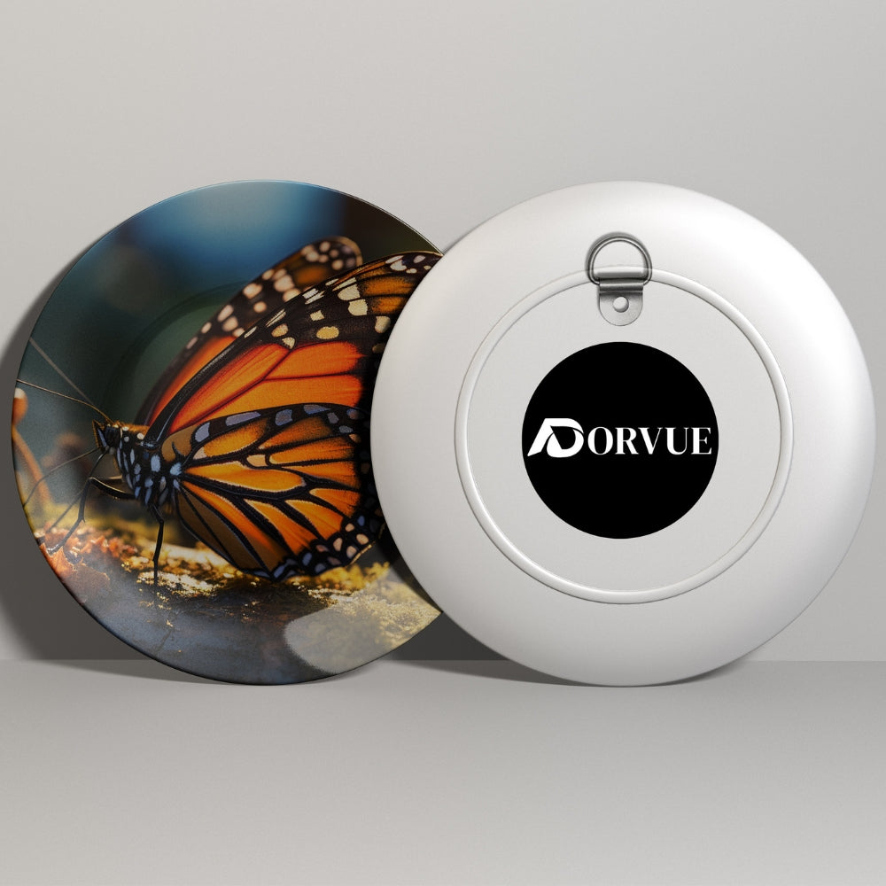 Monarch Wings Decorative Ceramic Wall Plate