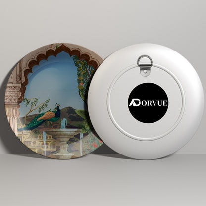 Royal Peacock Decorative Ceramic Wall Plate