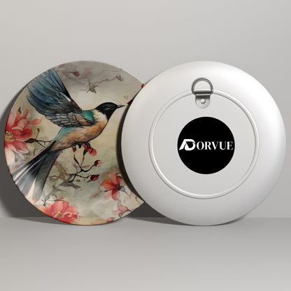 Humming Wings Decorative Ceramic Wall Plate