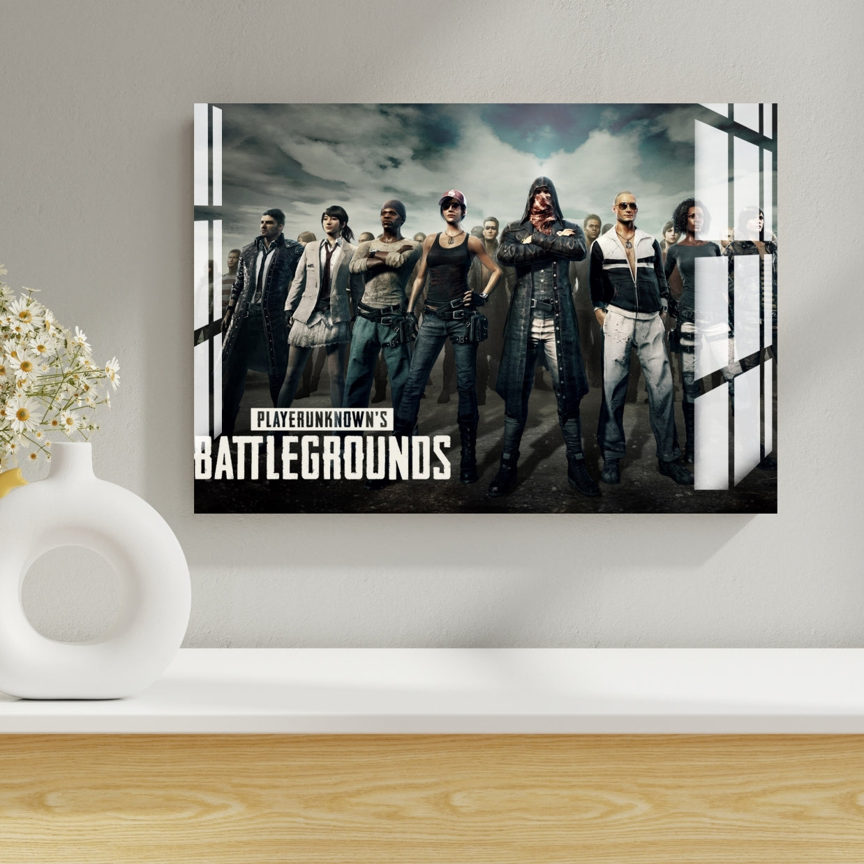 Battleground Warriors Metal Print With or Without Frame Wall Art