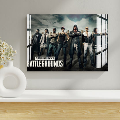 Battleground Warriors Metal Print With or Without Frame Wall Art