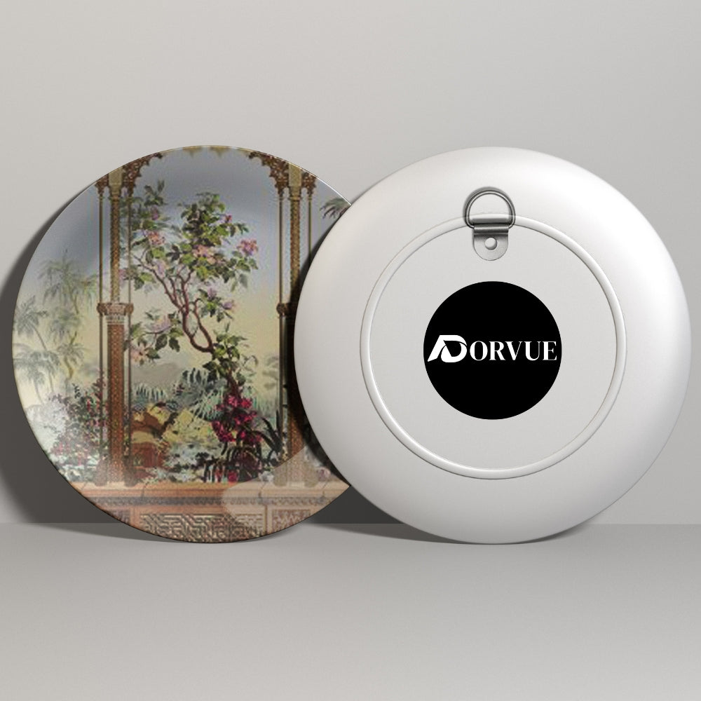 Tranquil Archway Decorative Ceramic Wall Plate