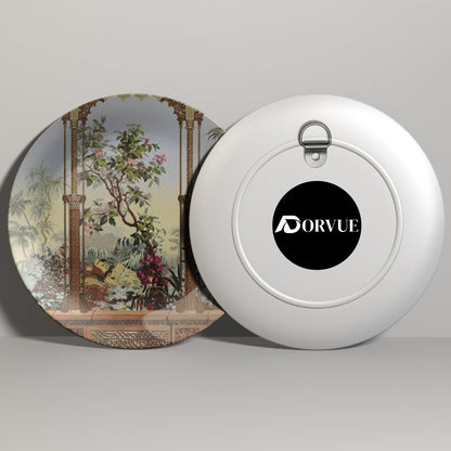 Tranquil Archway Decorative Ceramic Wall Plate