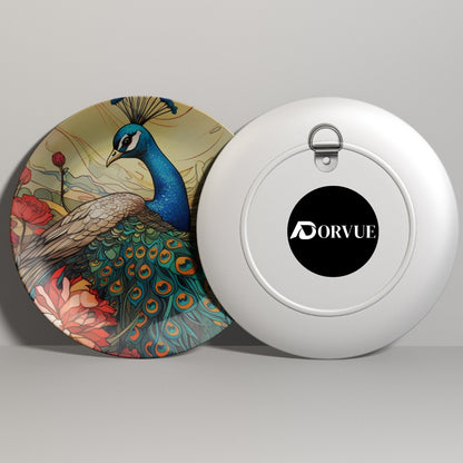 Regal Peacock Decorative Ceramic Wall Plate