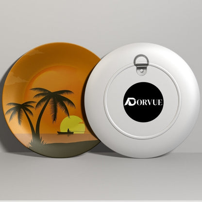 Inspiring Sunrise Decorative Ceramic Wall Plate