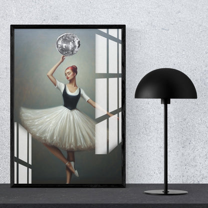 Ballet Grace in Motion Metal Print With or Without Frame Wall Art