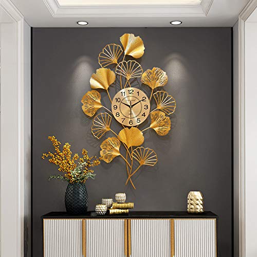 Timeless Petal Metal Wall Clock 24X36 Inches