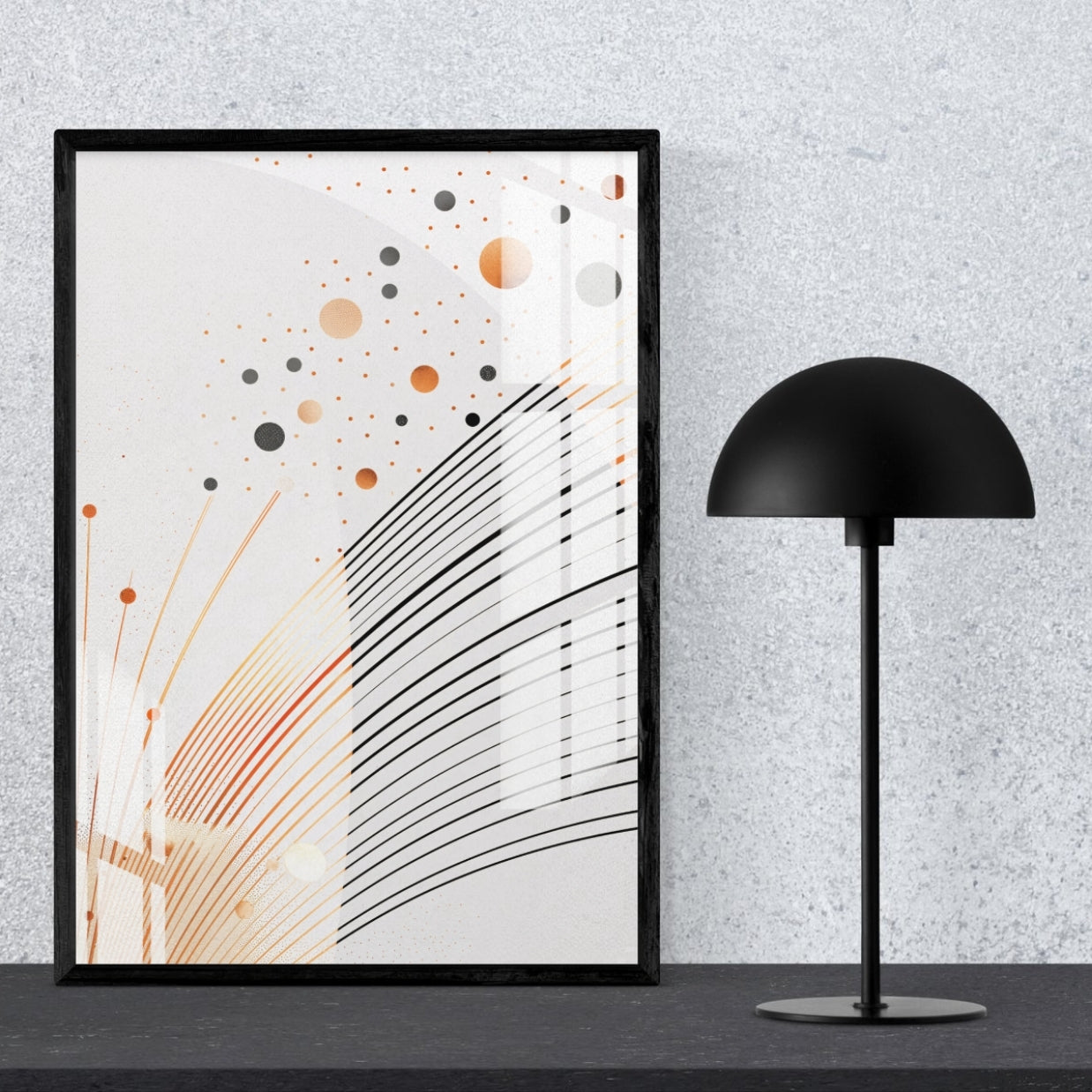 Geometry Flow Metal Print With or Without Frame Wall Art