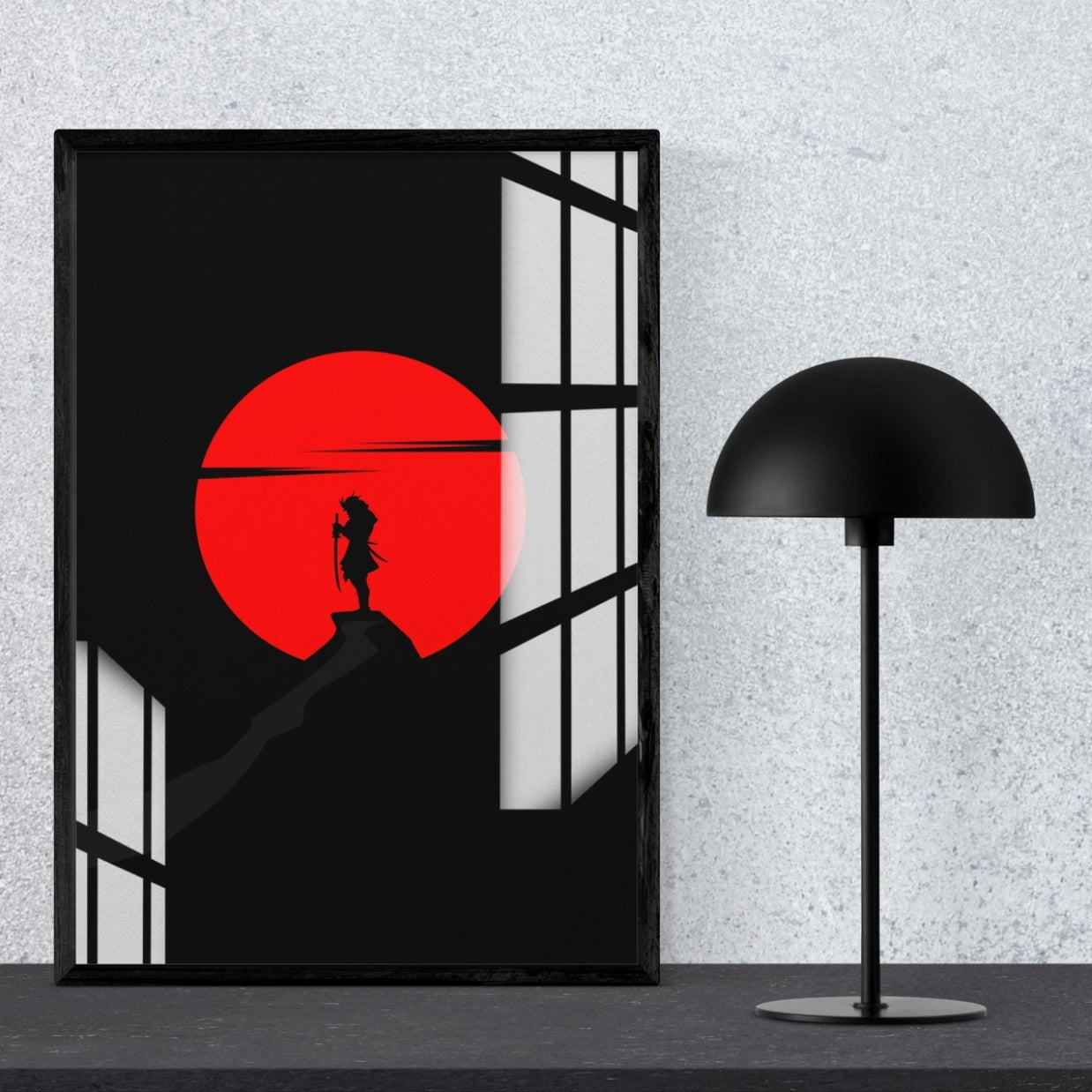 Shadow of the Rising Sun Metal Print With or Without Frame Wall Art