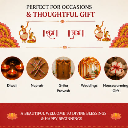 Shubh Labh Toran for Main Door Entrance, Pooja Mandir & Housewarming Gift