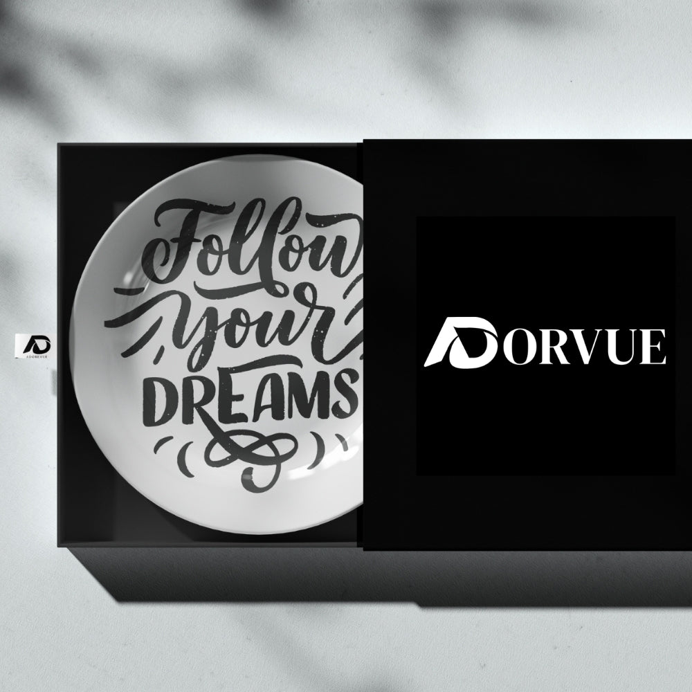 Follow Your Dreams Home Decor Ceramic Wall Plate