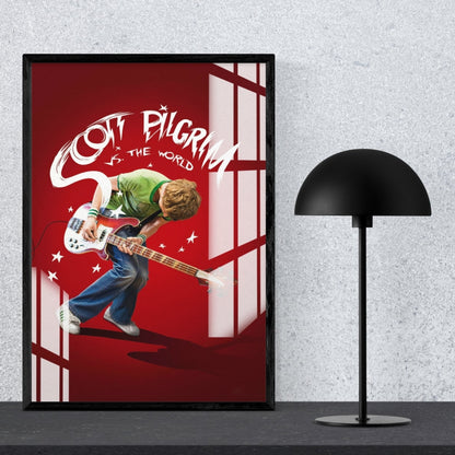 Scott Pilgrim Vibes Legends Metal Print With or Without Frame Wall Art