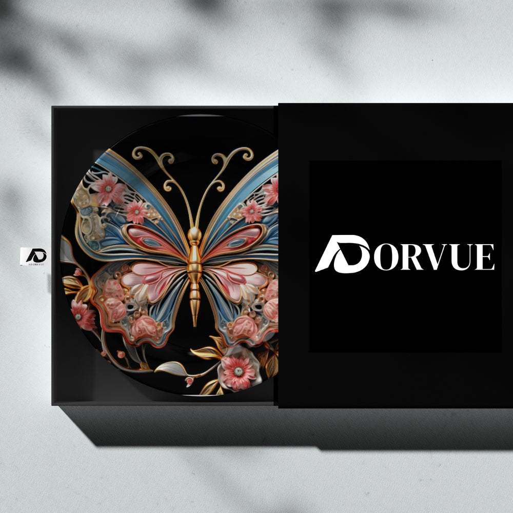 Artistic Wings Decorative Ceramic Wall Plate