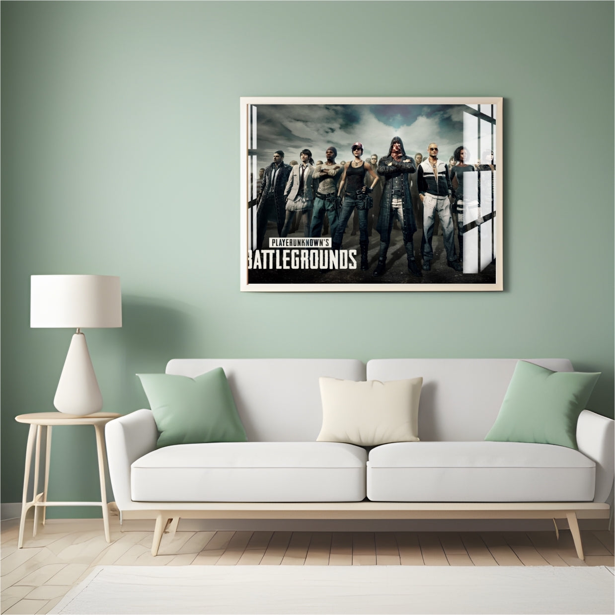 Battleground Warriors Metal Print With or Without Frame Wall Art