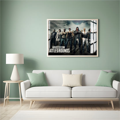 Battleground Warriors Metal Print With or Without Frame Wall Art