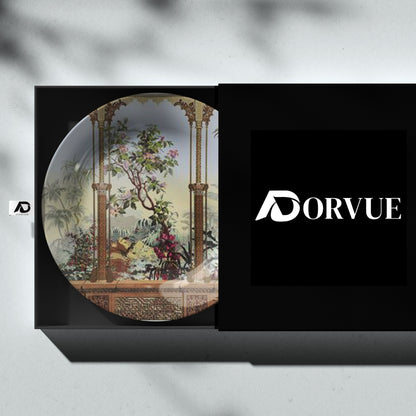 Tranquil Archway Decorative Ceramic Wall Plate