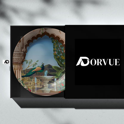 Royal Peacock Decorative Ceramic Wall Plate