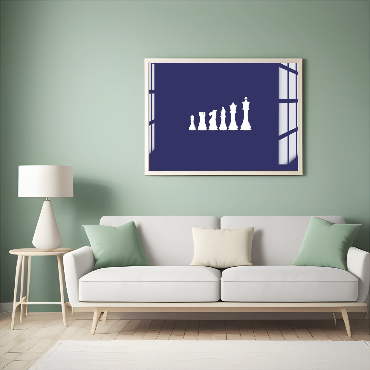Silent Strategy Metal Print With or Without Frame Wall Art