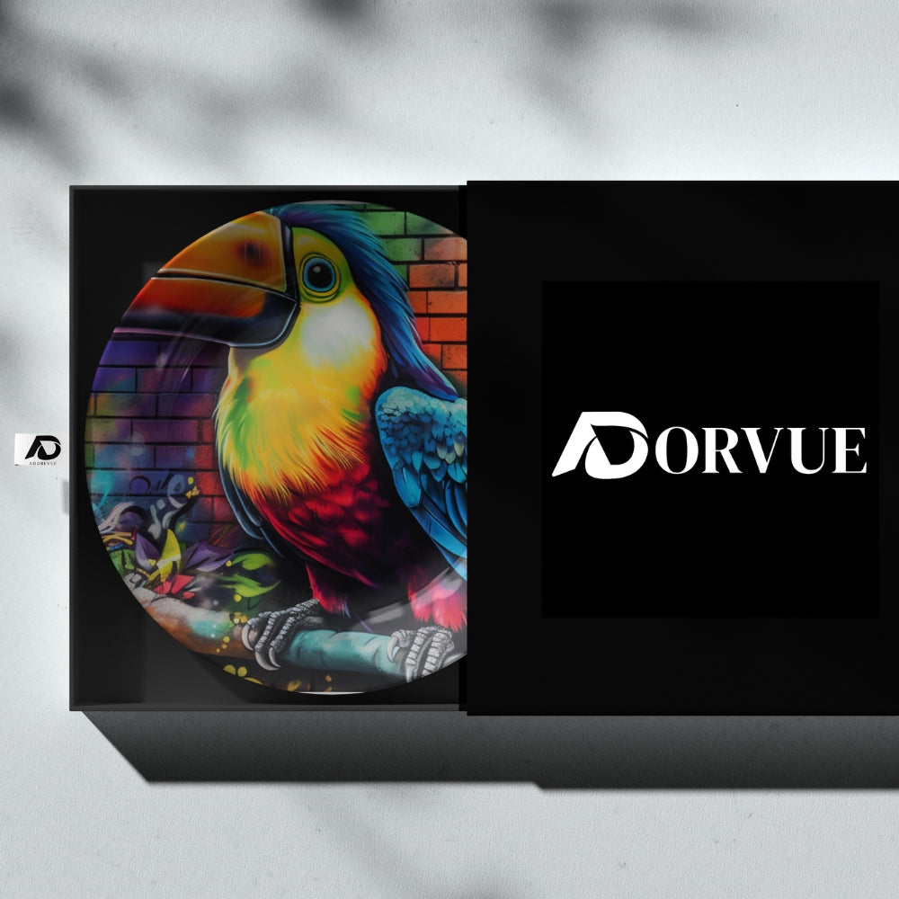 Bold Perch Decorative Ceramic Wall Plate