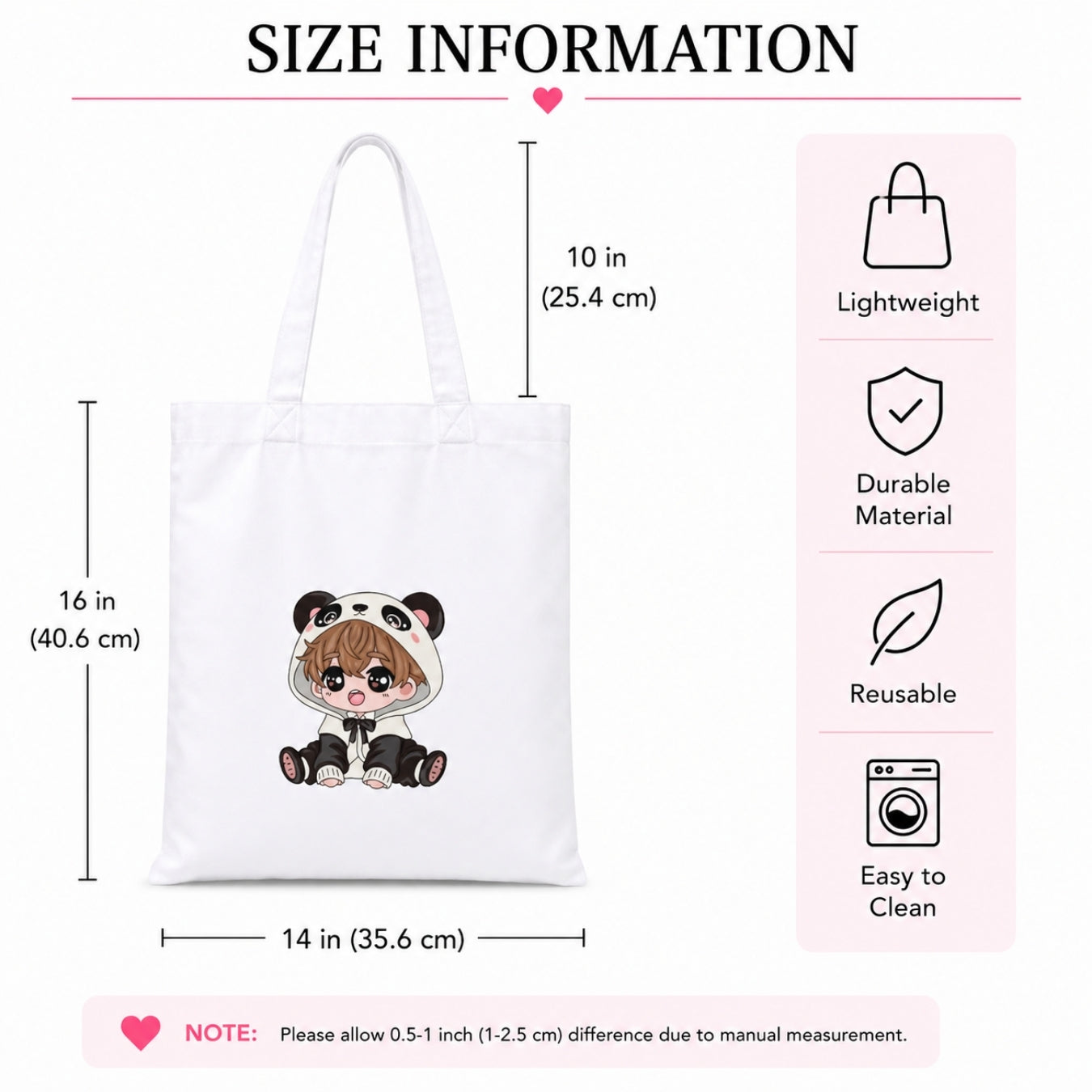Cute Boy Premium Reusable Unique Art Printed Tote Bag Stylish Eco-Friendly Cotton Handbags, Canvas Bags for College, Shopping, Office, Travel, Grocery Runs, Beach Day and Casual Outings