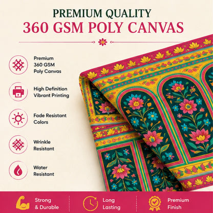 Floral Toran for Main Door Entrance, Window, Pooja Mandir & Housewarming Gift