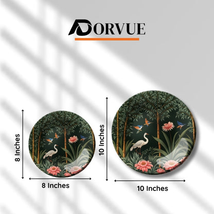 Mughal Garden Home Decor Ceramic Wall Plate