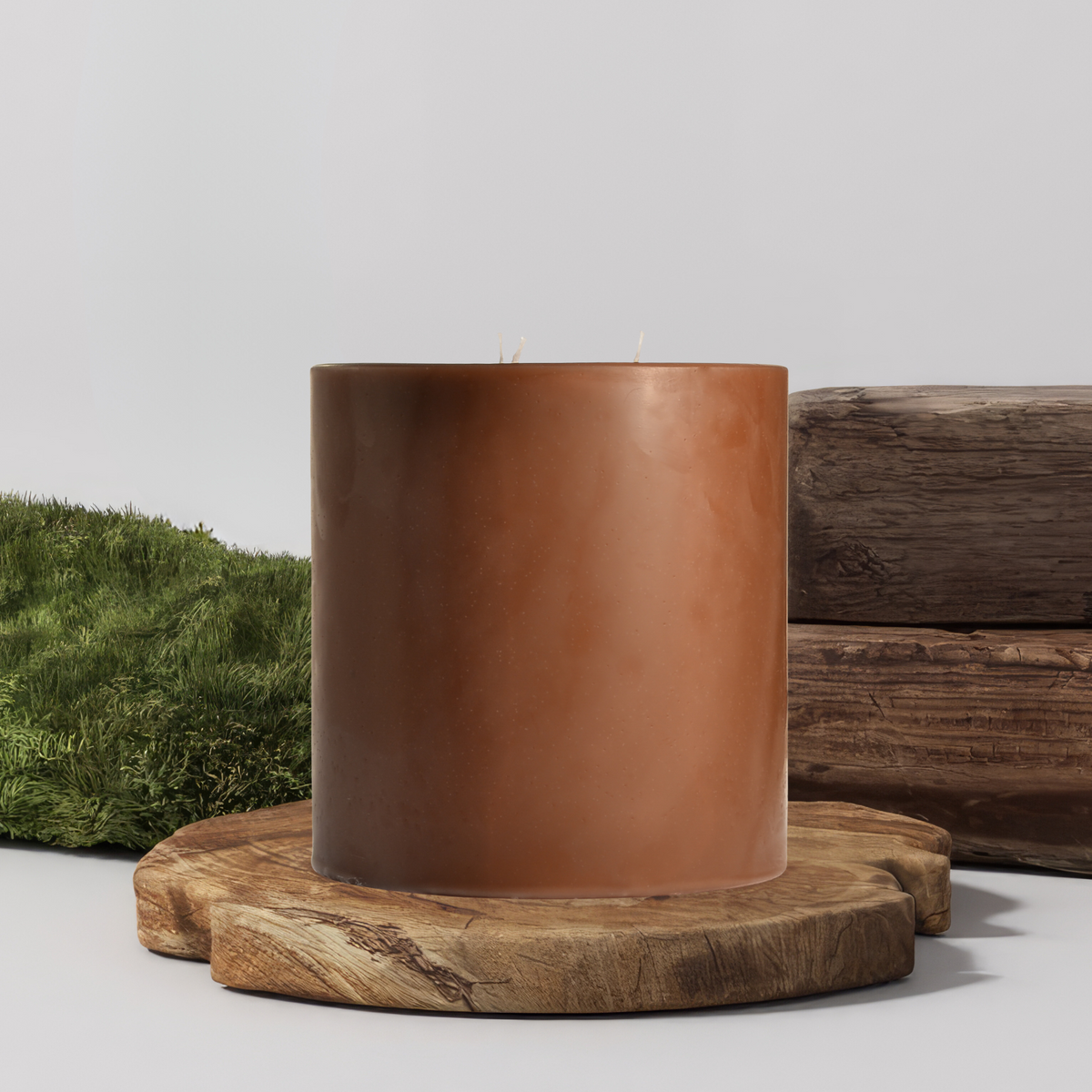 90% Soy 10% Paraffin 3 Wick Handmade Pillar Candle 6X3 Inches